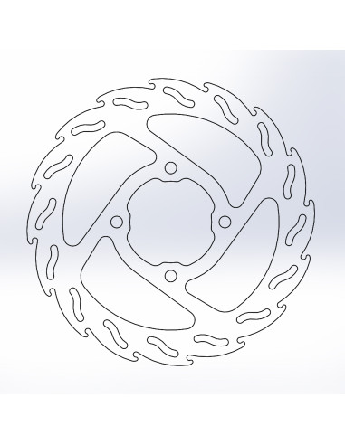 Disque de frein arrière Flame MOTO-MASTER 110696