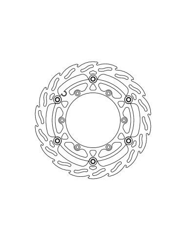 Disc de fre davanter Float Flame MOTO-MASTER 112.268