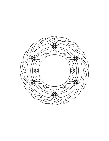 Disque de frein avant Float Flame MOTO-MASTER 112268