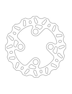 Brake disc Fix Wave MOTO-MASTER 110722