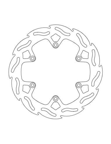 Brake disc Fix Flame MOTO-MASTER 110725