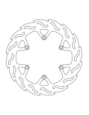 Brake disc Fix Flame 4.4 MOTO-MASTER 110728