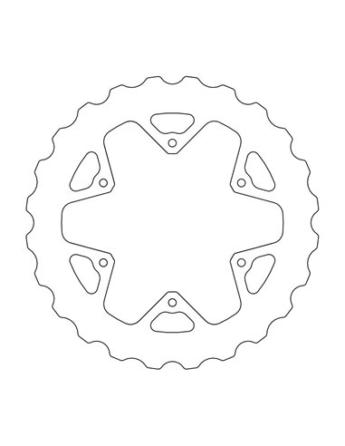 Disque de frein Fix Wave Mud MOTO-MASTER 110729