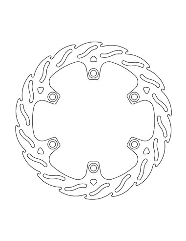 Disque de frein Fix Flame MOTO-MASTER 110774