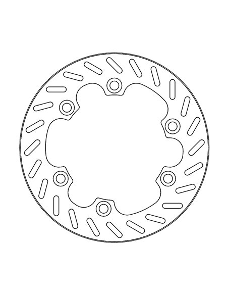 Vintage rear brake disc MOTO-MASTER 110814