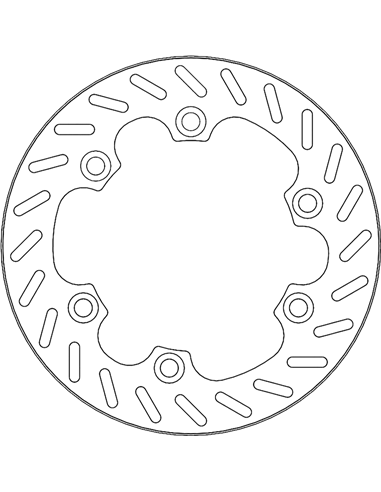 Vintage rear brake disc MOTO-MASTER 110814
