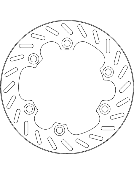 Vintage rear brake disc MOTO-MASTER 110814