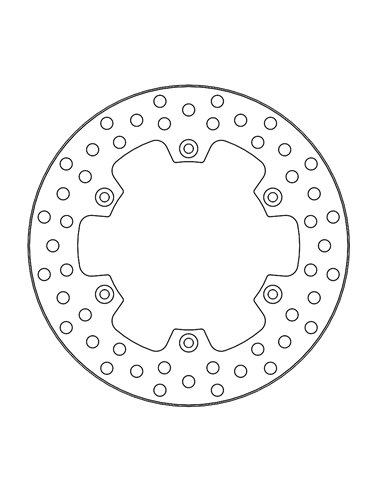 Disco de freio traseiro vintage MOTO-MASTER 110815