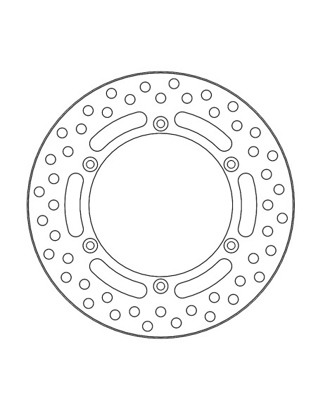 Vintage rear brake disc MOTO-MASTER 110816