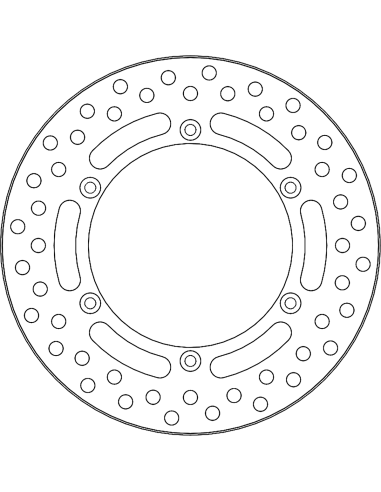 Vintage rear brake disc MOTO-MASTER 110816