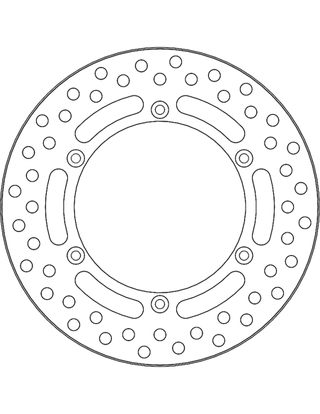 Disque de frein arrière vintage MOTO-MASTER 110816
