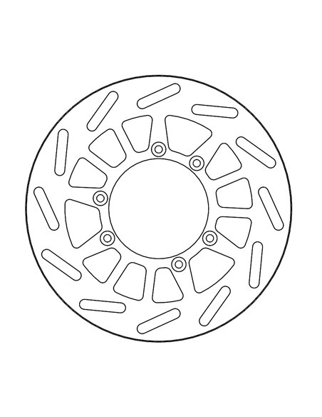 Disco de freio dianteiro vintage MOTO-MASTER 110818