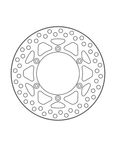 Vintage rear brake disc MOTO-MASTER 110820