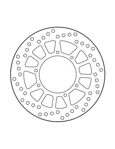 Disque de frein avant vintage MOTO-MASTER 110824