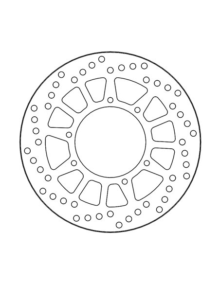 Disque de frein avant vintage MOTO-MASTER 110824