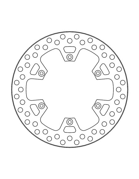 Disco de freno Vintage trasero MOTO-MASTER 110826