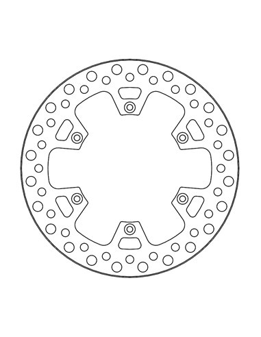 Vintage rear brake disc MOTO-MASTER 110830