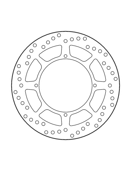 Disque de frein avant vintage MOTO-MASTER 110834