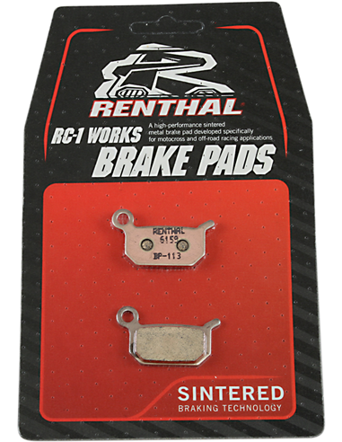Plaquettes de frein frittées Renthal Bp113 BP-113