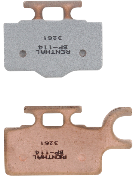 Pastilhas de freio sinterizadas Renthal Bp114 BP-114