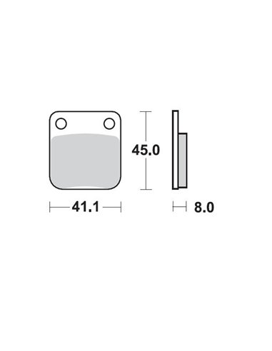 Plaquettes de frein 090011 MOTO-MASTER