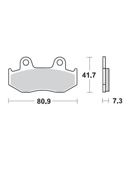 Pastilles de fre Honda MOTO-MASTER 090.411