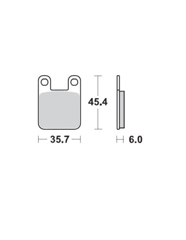 Pastilhas de freio dianteiro Ktm 65 MOTO-MASTER 090511