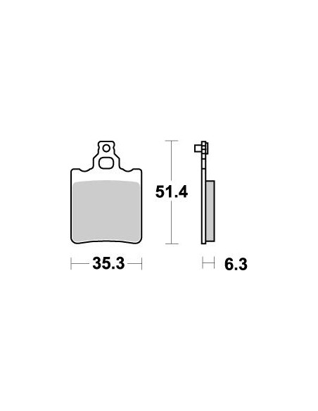 Pastilhas de freio traseiro Nitro MOTO-MASTER 090721