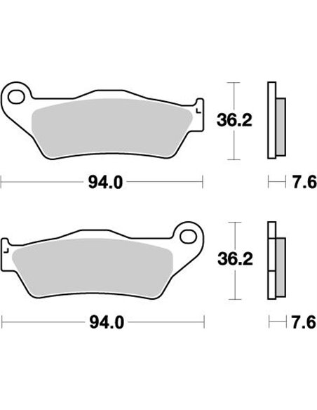 Front brake pads Nitro MOTO-MASTER 093021