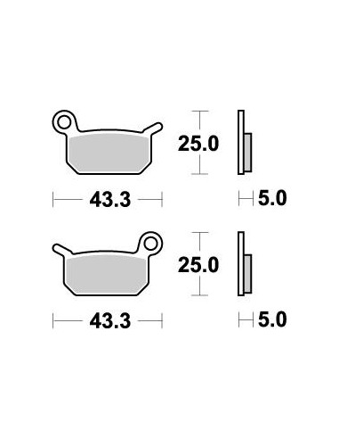 Nitro MOTO-MASTER brake pads 094721