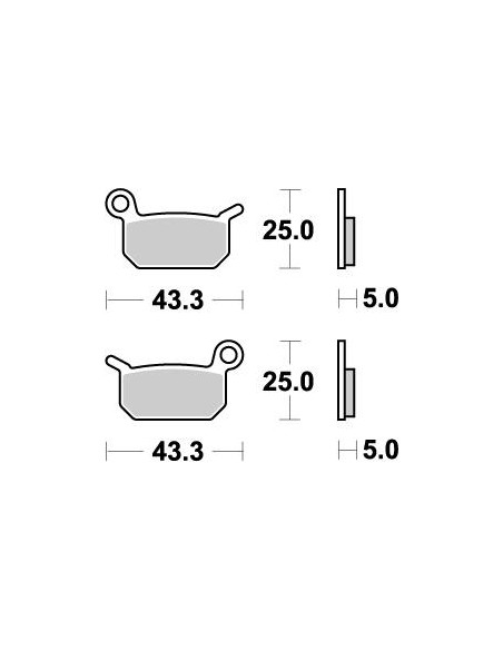 Nitro MOTO-MASTER brake pads 094721