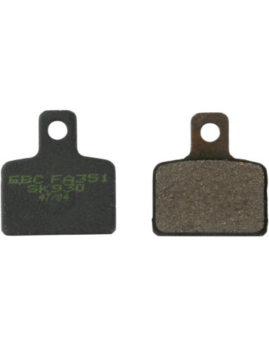 Pastilhas de freio de fibra de carbono EBC FA351TT