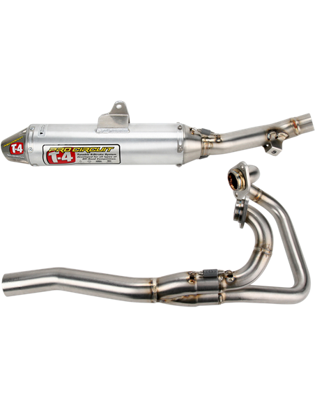 Système d'échappement T-4 Aluminium Inox PRO CIRCUIT 4H04650