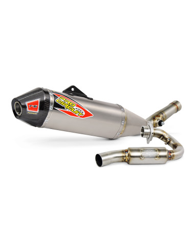 Système d'échappement T-6 Euro Inox avec bidons en titane et embout en carbone PRO CIRCUIT 0111415H