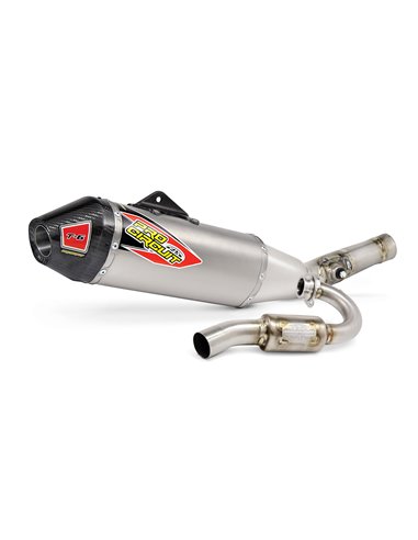 Système d'échappement T-6 Euro Inox avec bidons en titane et embout en carbone PRO CIRCUIT 0121525H