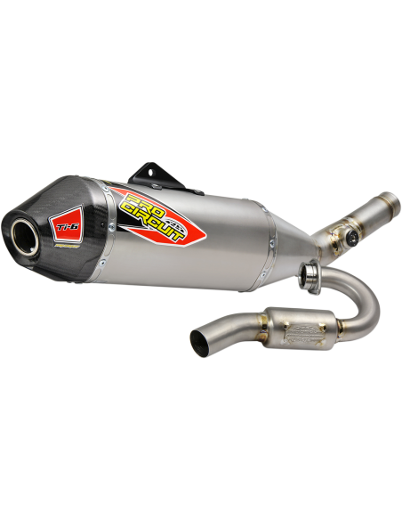 Echappement Ti-6 Titane Avec Embout Carbone PRO CIRCUIT 0321725F