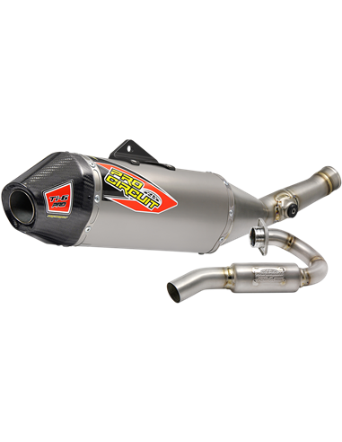Exhaust System Ti-6 Pro Titanium With Carbon End Cap PRO CIRCUIT 0321745FP