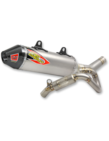 Exhaust System Ti-6 Pro Titanium With Carbon End Cap PRO CIRCUIT 0351725FP