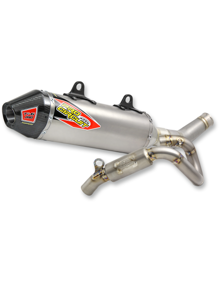 Exhaust System Ti-6 Pro Titanium With Carbon End Cap PRO CIRCUIT 0351725FP