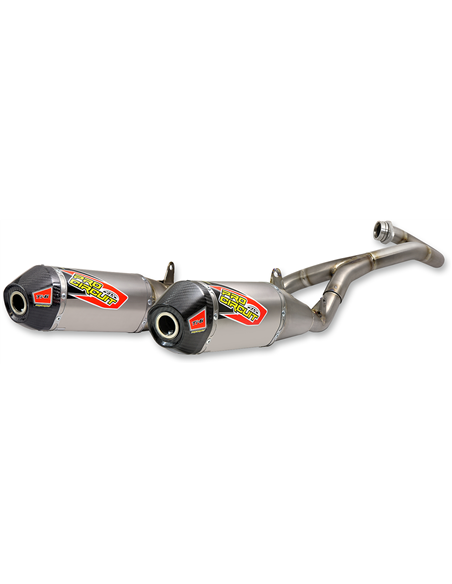 Sistema d'escapament Tu-6 Dual Titanium With Carbon End Cap PRO CIRCUIT 0311745F2