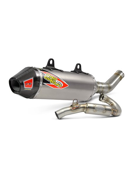 Système d'échappement T-6 Euro Inox avec bidons en titane et embout en carbone PRO CIRCUIT 0161745H
