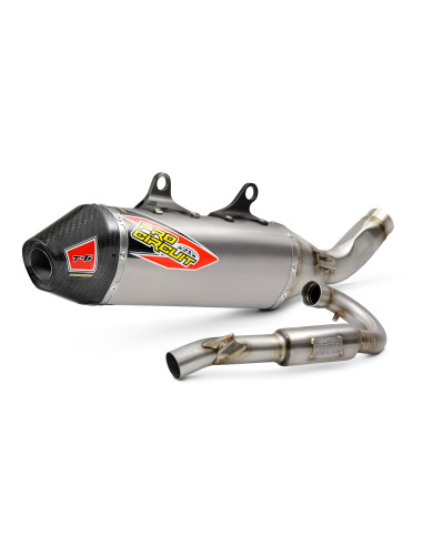 Exhaust System T-6 Euro Stainless With Titanium Canisters & Carbon End Cap PRO CIRCUIT 0151925H