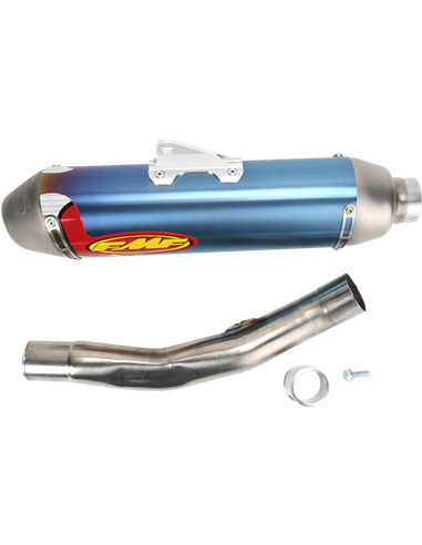Silenciador de escape acero inox y titanio Factory 4.1 Blue Anodized Yamaha FMF 044235