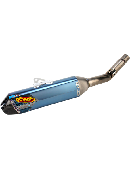 Silenciador de escape Factory 4.1 RCT Titânio e anodizado azul carbono Kawasaki FMF 042286