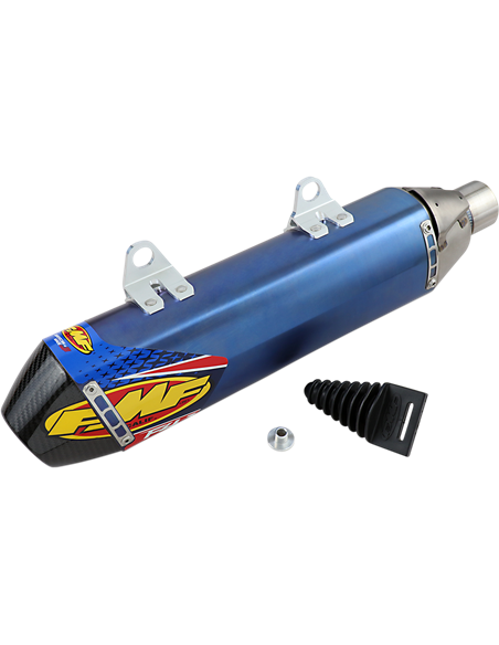 Silenciador de escape Factory 4.1 RCT Titânio e anodizado azul carbono Husqvarna FMF 045570