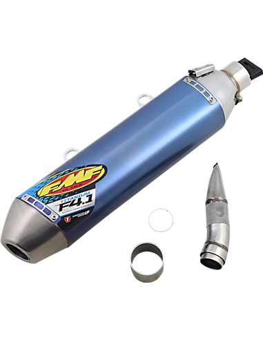 Silenciador de escape Factory 4.1 RCT Titanium Blue Anodized Ktm FMF 045596