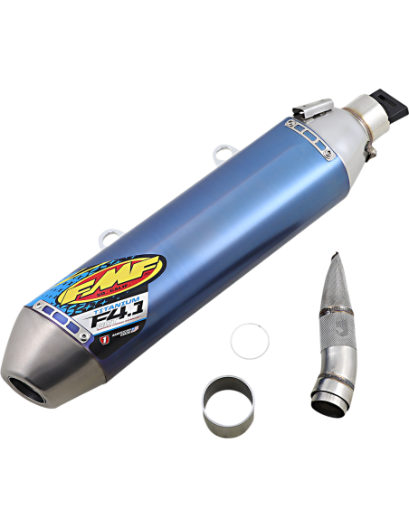 Silenciador de escape Factory 4.1 RCT Titanium Blue Anodized Ktm FMF 045596