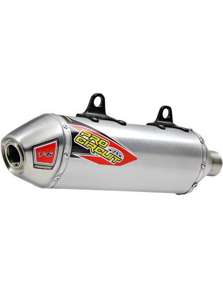 Silenciador de escape T-6 Stainless Steel Aluminium PRO CIRCUIT 0151635A