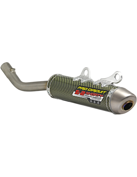 Silenciador de escape Ti-2 Shorty Carbon Kevlar Titanium PRO CIRCUIT 1121425K