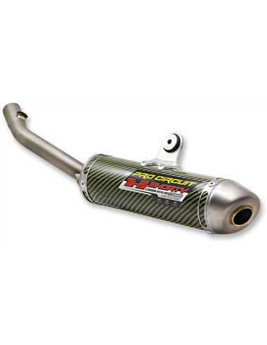 Silenciador de escapamento Ti-2 Shorty Carbon Kevlar Titanium PRO CIRCUITO 1151612K